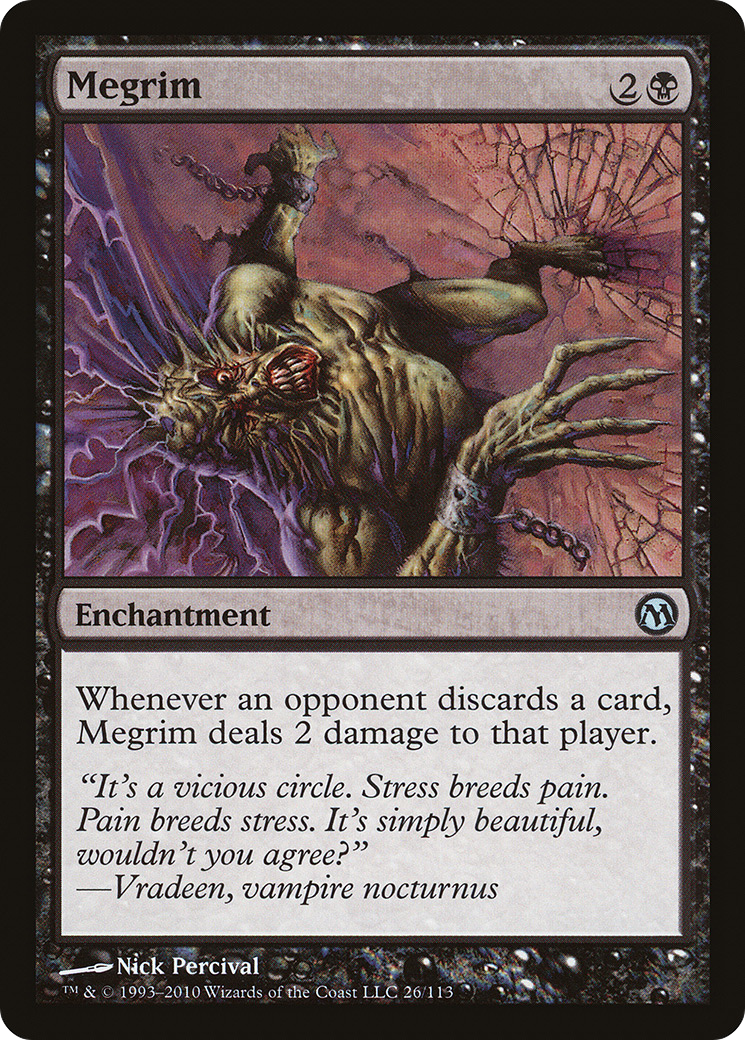 Megrim (DPA-026) - Duels of the Planeswalkers - Premium MTG Single from Wizards of the Coast - Just $0.55! Shop now at Game Crave Tournament Store