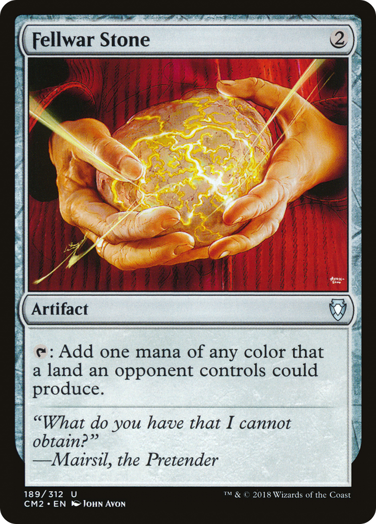 Fellwar Stone (CM2-189) - Commander Anthology Volume II - Premium MTG Single from Wizards of the Coast - Just $0.88! Shop now at Game Crave Tournament Store