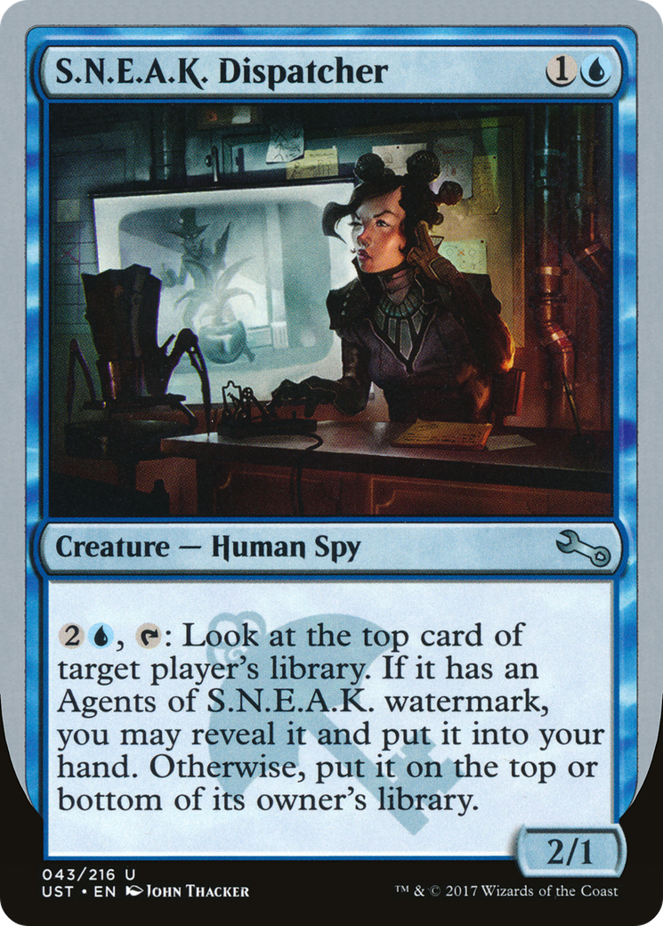 S.N.E.A.K. Dispatcher (UST-043) - Unstable - Premium MTG Single from Wizards of the Coast - Just $0.25! Shop now at Game Crave Tournament Store
