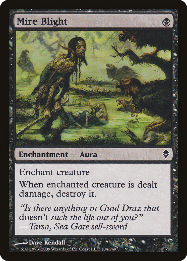 Mire Blight (ZEN-104) - Zendikar - Premium MTG Single from Wizards of the Coast - Just $0.25! Shop now at Game Crave Tournament Store