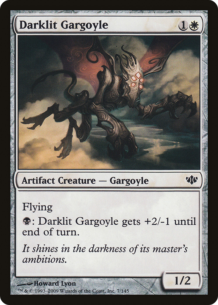 Darklit Gargoyle (CON-007) - Conflux - Premium MTG Single from Wizards of the Coast - Just $0.25! Shop now at Game Crave Tournament Store