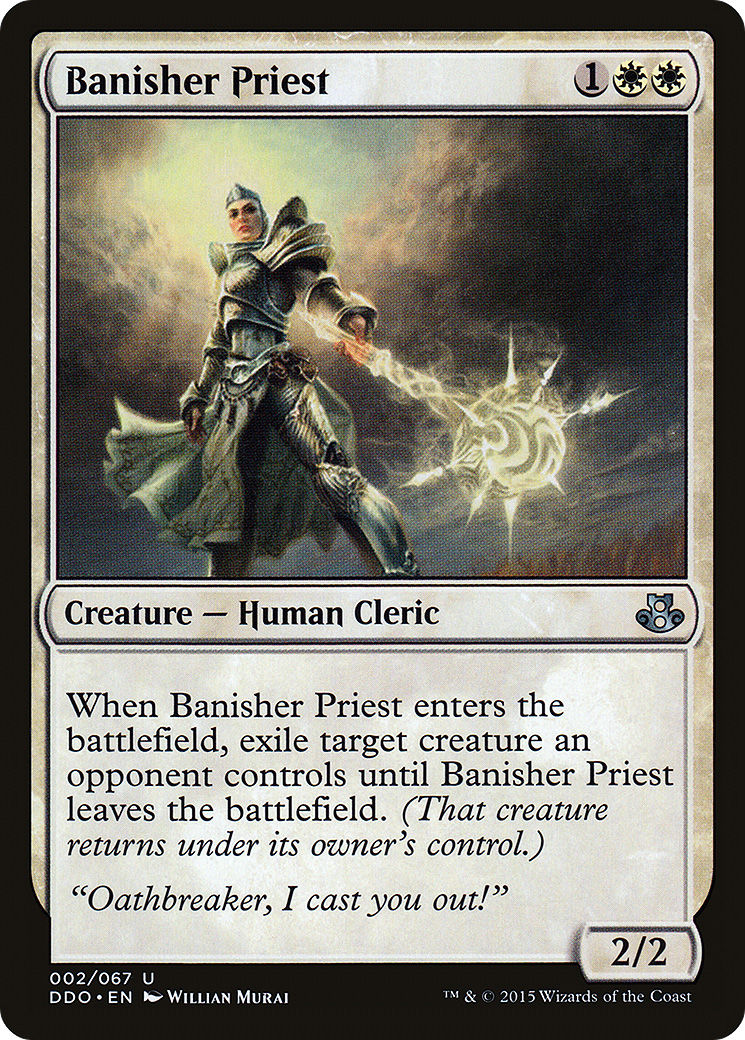 Banisher Priest (DDO-002) - Duel Decks: Elspeth vs. Kiora - Premium MTG Single from Wizards of the Coast - Just $0.25! Shop now at Game Crave Tournament Store