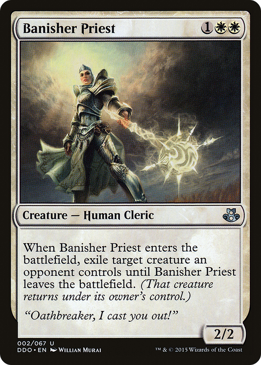 Banisher Priest (DDO-002) - Duel Decks: Elspeth vs. Kiora - Premium MTG Single from Wizards of the Coast - Just $0.25! Shop now at Game Crave Tournament Store