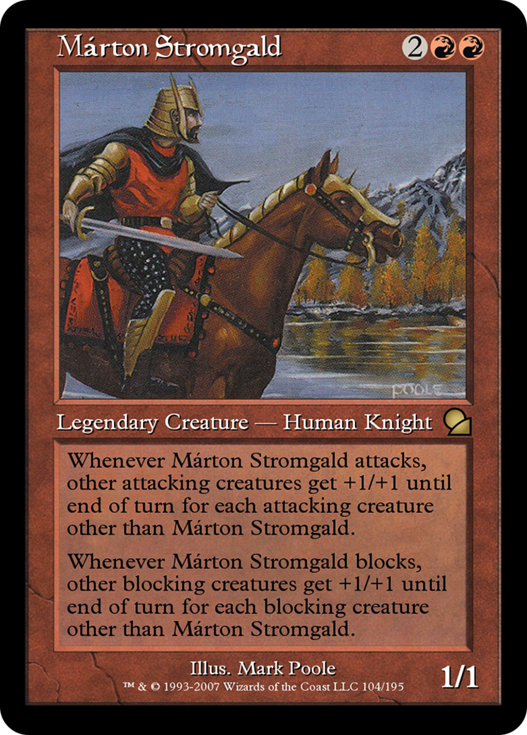 Márton Stromgald (ME1-104) - Masters Edition Foil - Premium MTG Single from Wizards of the Coast - Just $0! Shop now at Game Crave Tournament Store