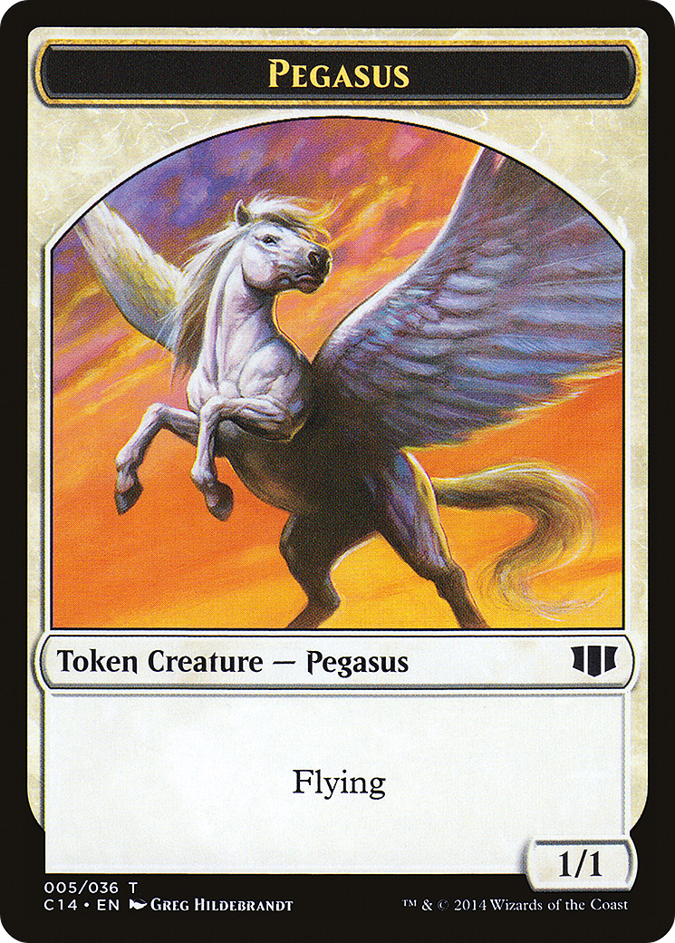 Pegasus (TC14-005) - Commander 2014 Tokens - Premium MTG Single from Wizards of the Coast - Just $0! Shop now at Game Crave Tournament Store