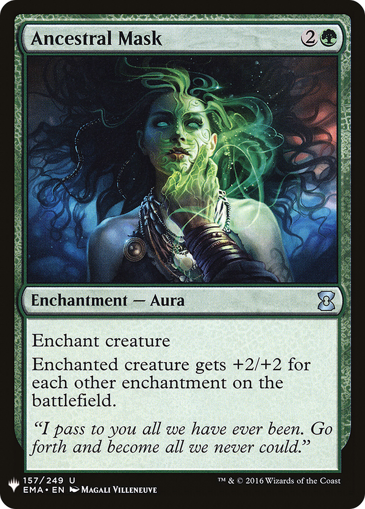 Ancestral Mask (MB1-1119) - Mystery Booster - Premium MTG Single from Wizards of the Coast - Just $1.33! Shop now at Game Crave Tournament Store