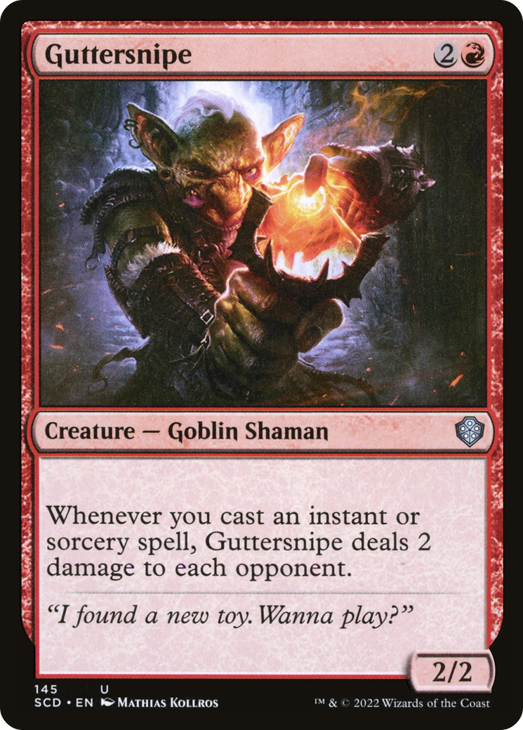 Guttersnipe (SCD-145) - Starter Commander Decks - Premium MTG Single from Wizards of the Coast - Just $0.08! Shop now at Game Crave Tournament Store