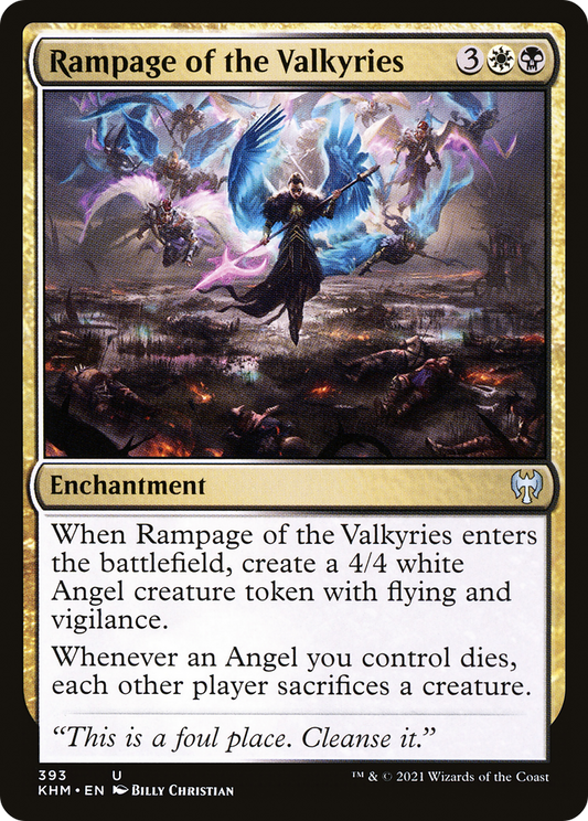 Rampage of the Valkyries (KHM-393) - Kaldheim - Premium MTG Single from Wizards of the Coast - Just $0.49! Shop now at Game Crave Tournament Store