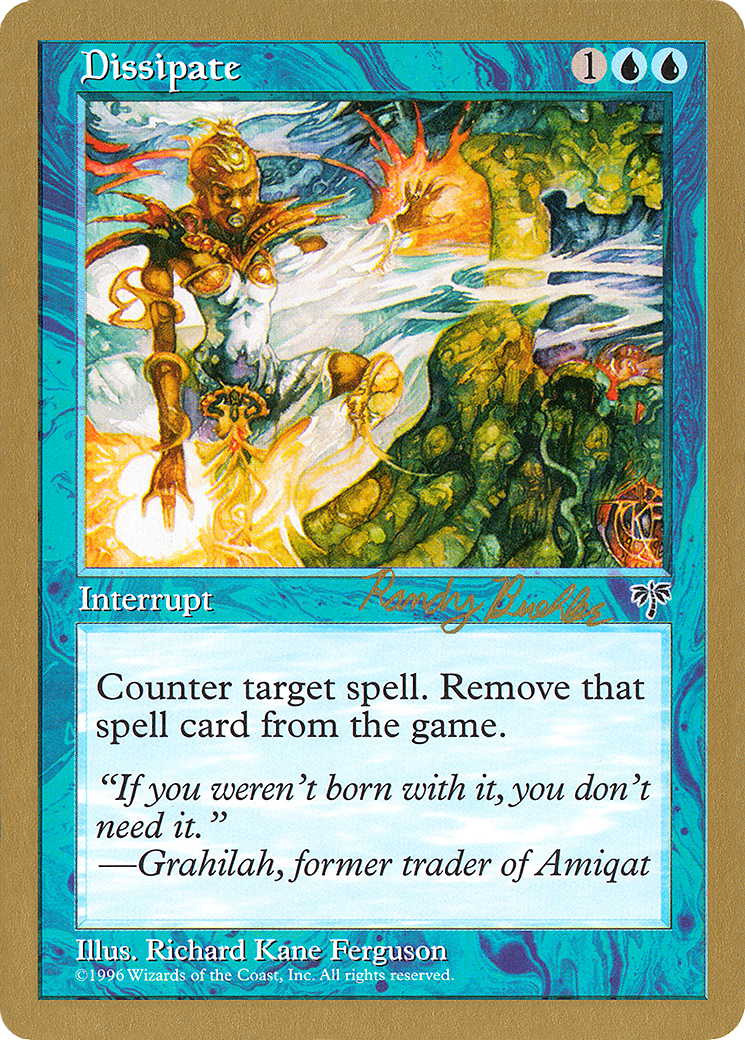 Dissipate (WC98-RB61) - World Championship Decks 1998 - Premium MTG Single from Wizards of the Coast - Just $0.39! Shop now at Game Crave Tournament Store