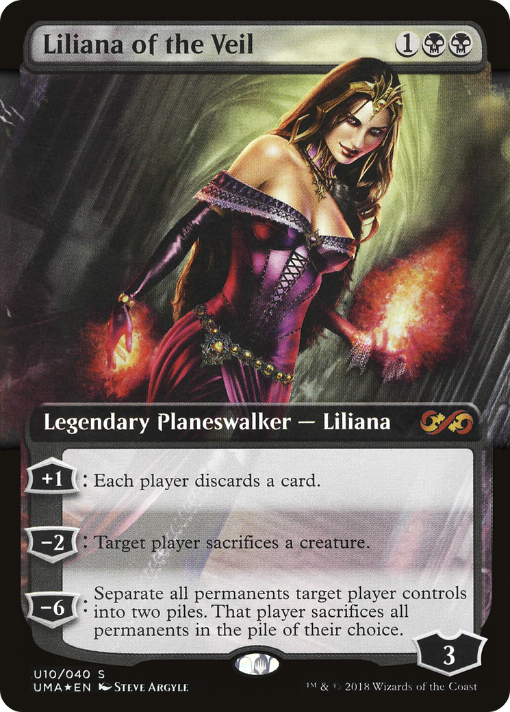 Liliana of the Veil (PUMA-U10) - Ultimate Box Topper: (Extended Art) Foil - Premium MTG Single from Wizards of the Coast - Just $15.41! Shop now at Game Crave Tournament Store