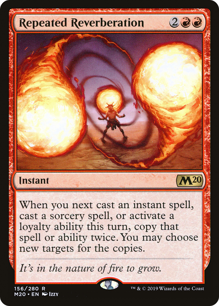 Repeated Reverberation (M20-156) - Core Set 2020 - Premium MTG Single from Wizards of the Coast - Just $0.08! Shop now at Game Crave Tournament Store