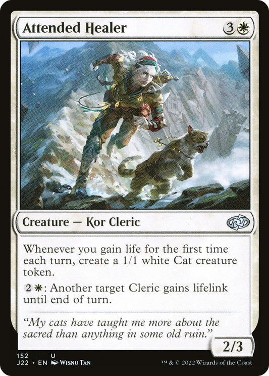 Attended Healer (J22-152) - Jumpstart 2022 - Premium MTG Single from Wizards of the Coast - Just $0.25! Shop now at Game Crave Tournament Store