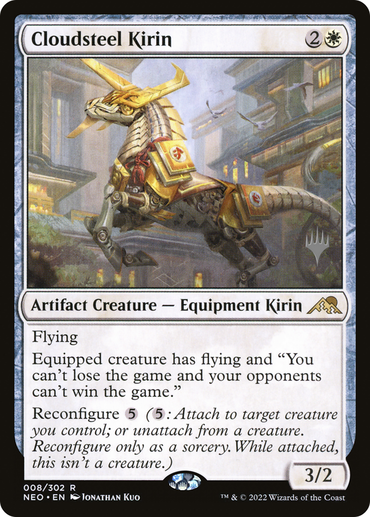 Cloudsteel Kirin (PNEO-08P) - Kamigawa: Neon Dynasty Promos Foil - Premium MTG Single from Wizards of the Coast - Just $0.12! Shop now at Game Crave Tournament Store