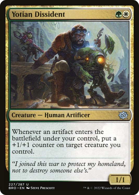 Yotian Dissident (BRO-227) - The Brothers' War - Premium MTG Single from Wizards of the Coast - Just $0.08! Shop now at Game Crave Tournament Store