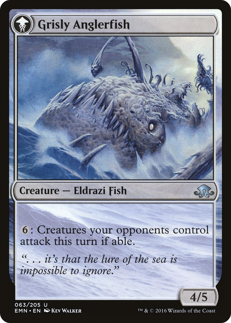 Grizzled Angler // Grisly Anglerfish (EMN-063) - Eldritch Moon: (mooneldrazidfc) - Premium MTG Single from Wizards of the Coast - Just $0.25! Shop now at Game Crave Tournament Store