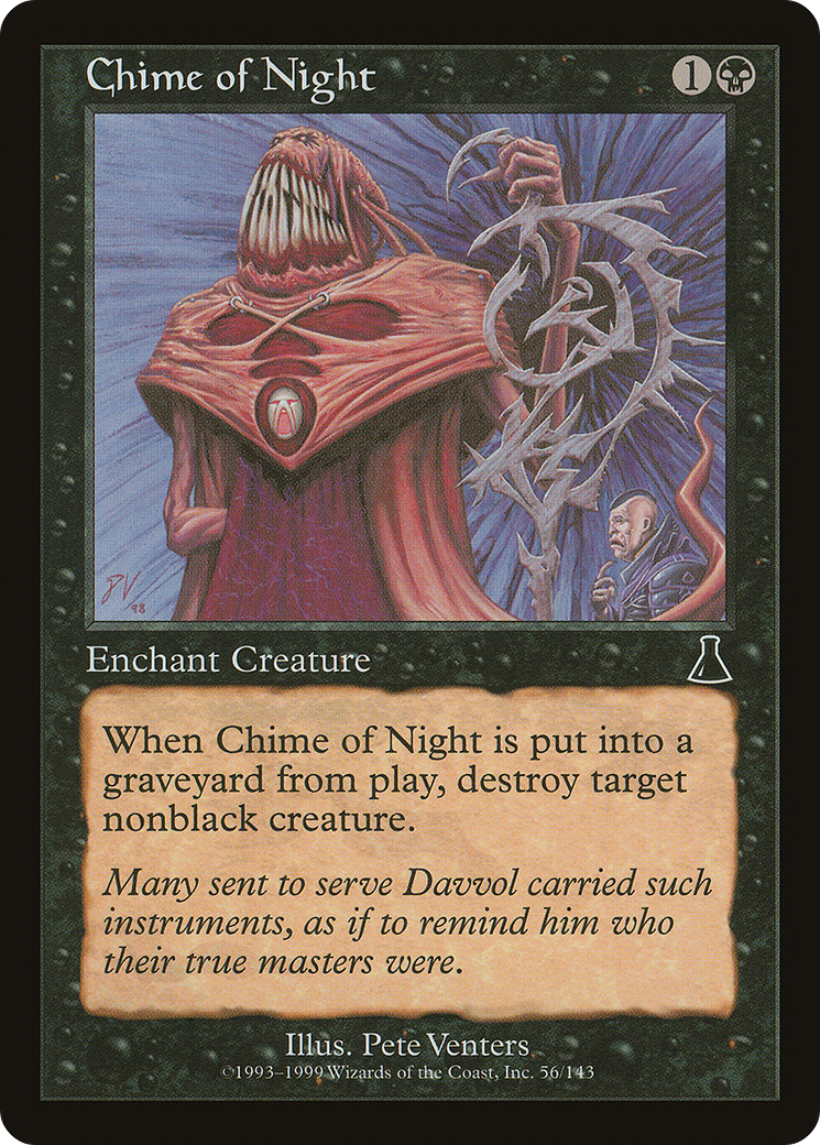 Chime of Night (UDS-056) - Urza's Destiny - Premium MTG Single from Wizards of the Coast - Just $0.08! Shop now at Game Crave Tournament Store