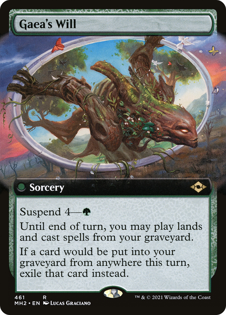 Gaea's Will (MH2-461) - Modern Horizons 2: (Extended Art) - Premium MTG Single from Wizards of the Coast - Just $0.08! Shop now at Game Crave Tournament Store