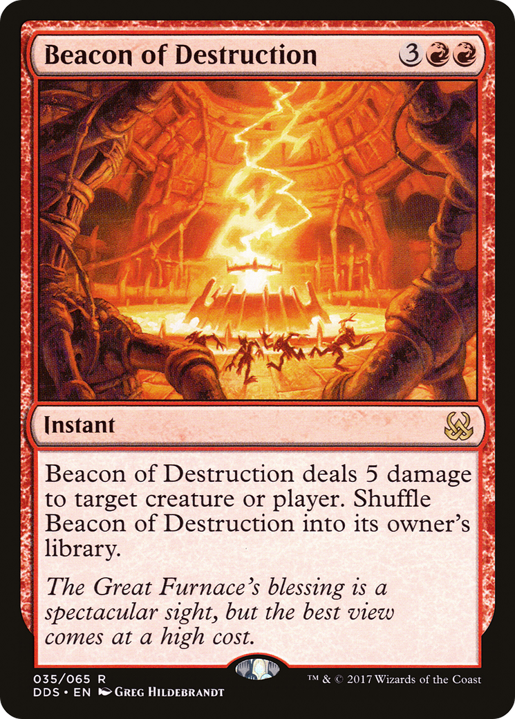 Beacon of Destruction (DDS-035) - Duel Decks: Mind vs. Might - Premium MTG Single from Wizards of the Coast - Just $0.25! Shop now at Game Crave Tournament Store