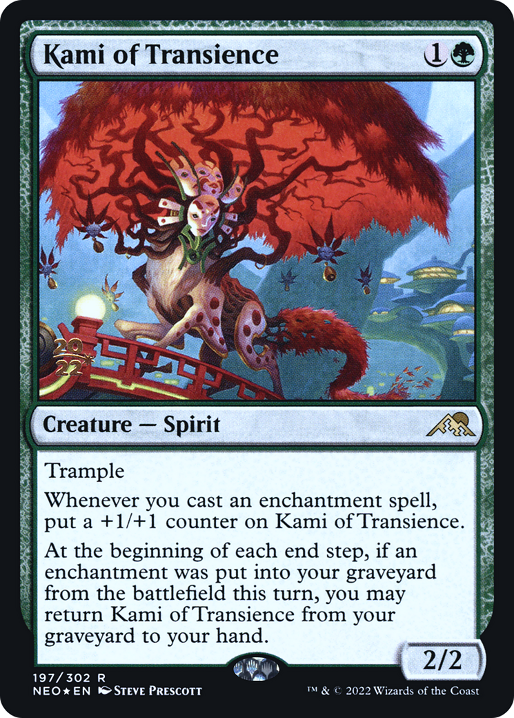 Kami of Transience (PNEO-197S) - Kamigawa: Neon Dynasty Promos Foil - Premium MTG Single from Wizards of the Coast - Just $0.21! Shop now at Game Crave Tournament Store