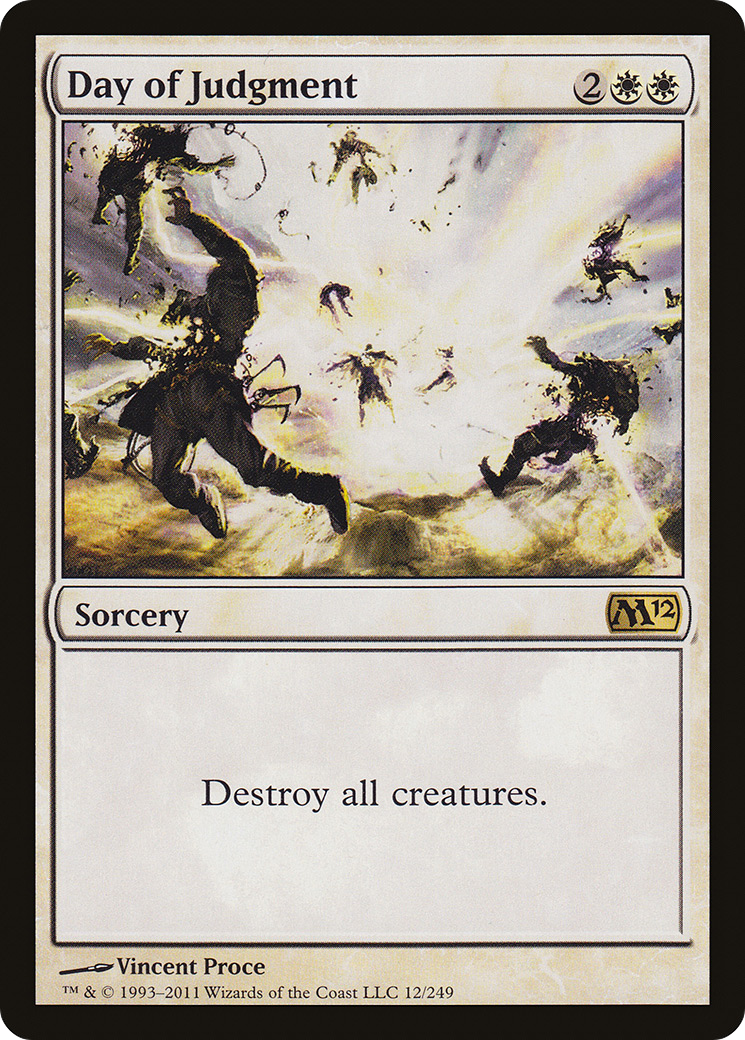 Day of Judgment (M12-012) - Magic 2012 - Premium MTG Single from Wizards of the Coast - Just $0.82! Shop now at Game Crave Tournament Store