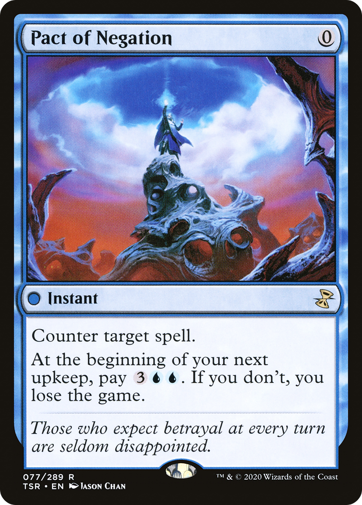Pact of Negation (TSR-077) - Time Spiral Remastered Foil - Premium MTG Single from Wizards of the Coast - Just $19.84! Shop now at Game Crave Tournament Store