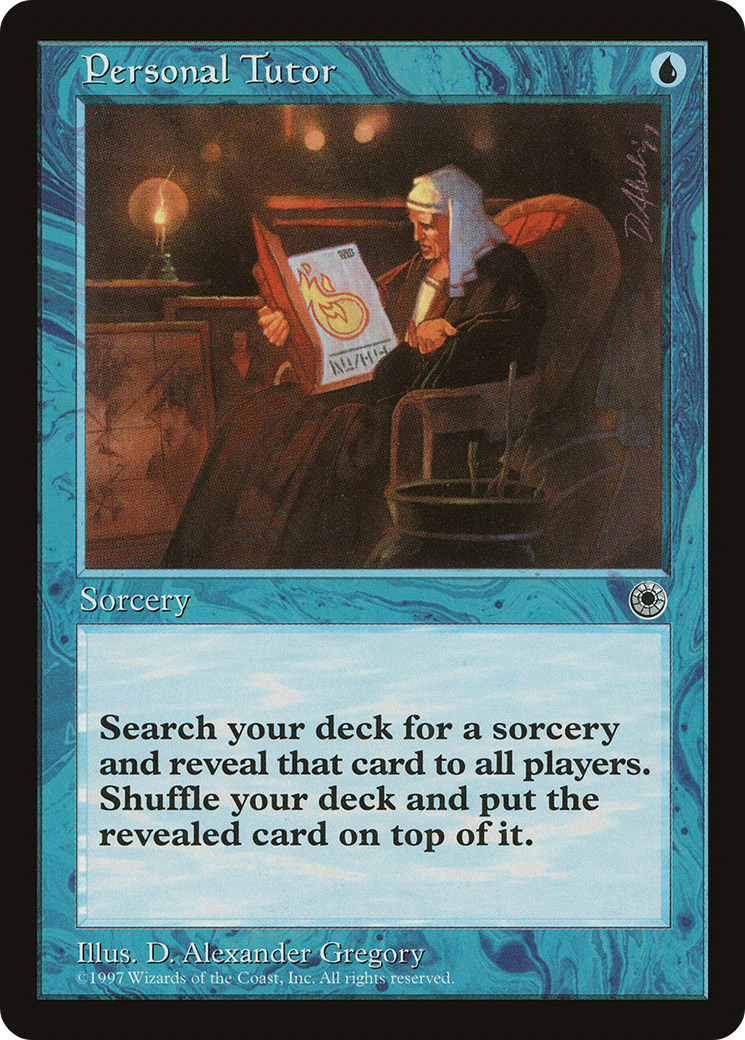 Personal Tutor (POR-064) - Portal - Premium MTG Single from Wizards of the Coast - Just $2.73! Shop now at Game Crave Tournament Store