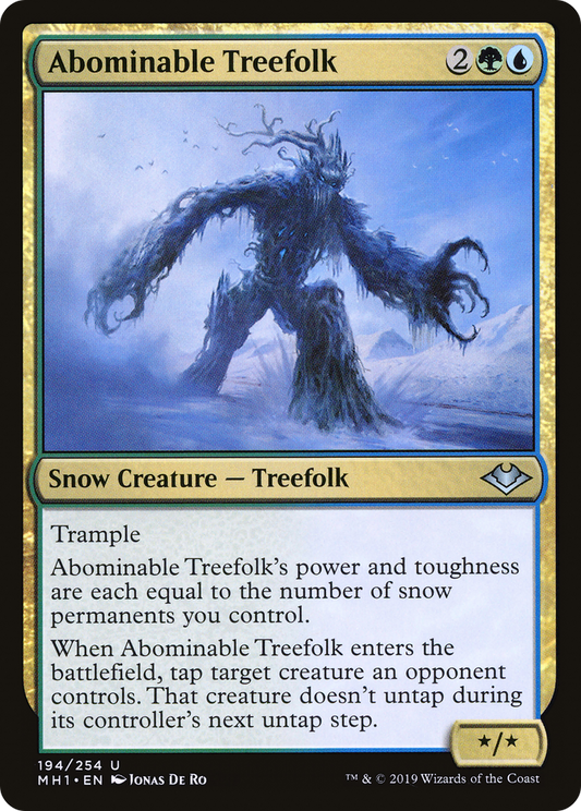 Abominable Treefolk (MH1-194) - Modern Horizons - Premium MTG Single from Wizards of the Coast - Just $0.08! Shop now at Game Crave Tournament Store