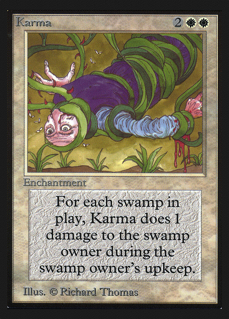 Karma (CED-027) - Collectors' Edition - Premium MTG Single from Wizards of the Coast - Just $1.08! Shop now at Game Crave Tournament Store