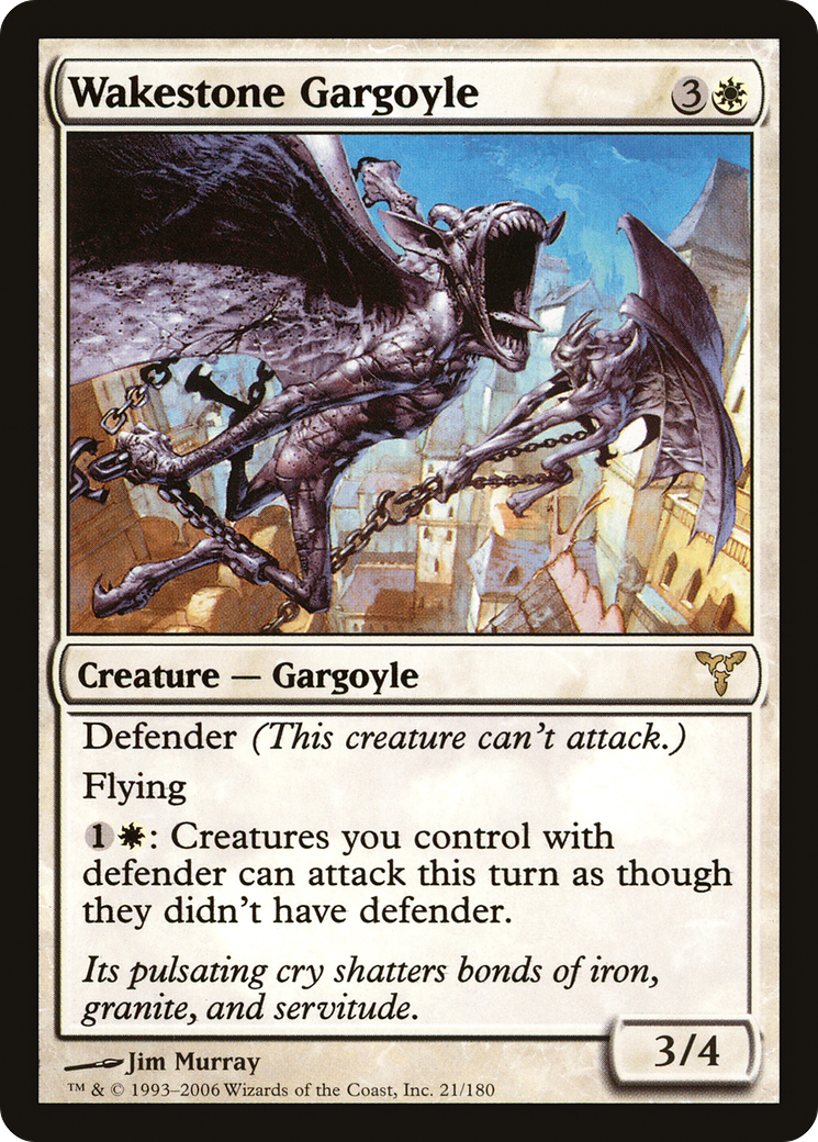 Wakestone Gargoyle (DIS-021) - Dissension - Premium MTG Single from Wizards of the Coast - Just $0.08! Shop now at Game Crave Tournament Store