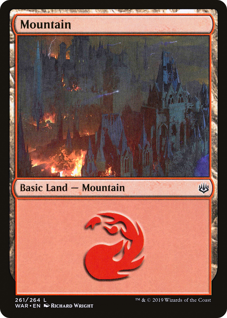 Mountain (WAR-261) - War of the Spark - Premium MTG Single from Wizards of the Coast - Just $0.25! Shop now at Game Crave Tournament Store