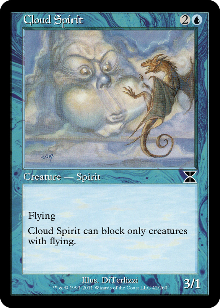 Cloud Spirit (ME4-042) - Masters Edition IV Foil - Premium MTG Single from Wizards of the Coast - Just $0! Shop now at Game Crave Tournament Store