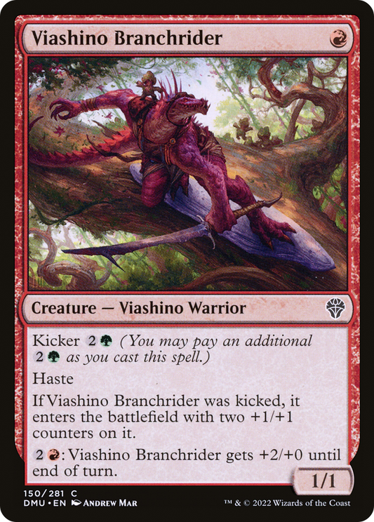 Viashino Branchrider (DMU-150) - Dominaria United - Premium MTG Single from Wizards of the Coast - Just $0.08! Shop now at Game Crave Tournament Store