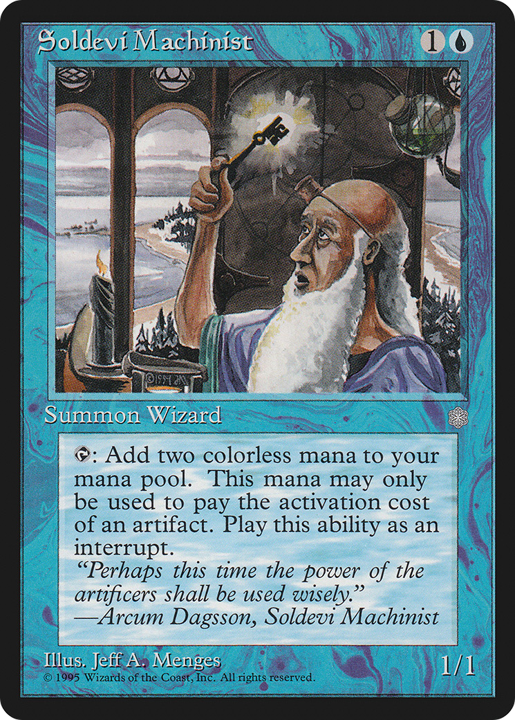 Soldevi Machinist (ICE-102) - Ice Age - Premium MTG Single from Wizards of the Coast - Just $0.25! Shop now at Game Crave Tournament Store