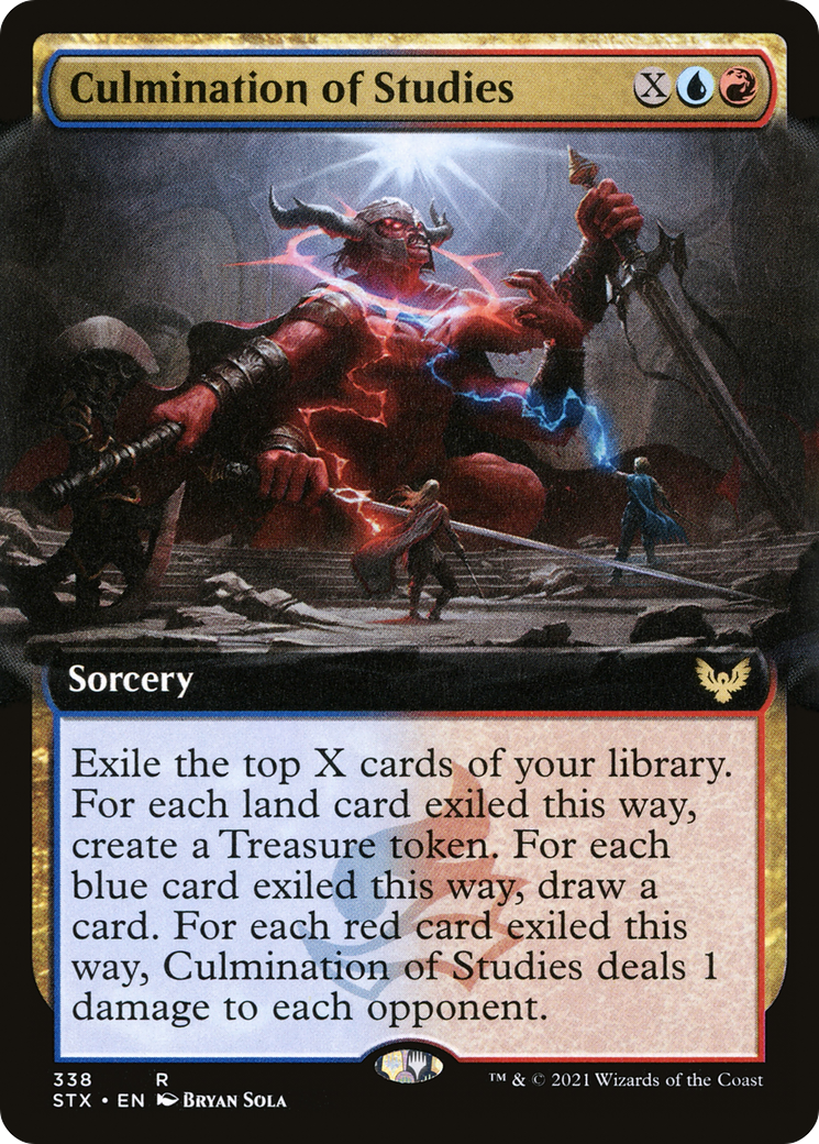 Culmination of Studies (STX-338) - Strixhaven: School of Mages: (Extended Art) - Premium MTG Single from Wizards of the Coast - Just $0.25! Shop now at Game Crave Tournament Store