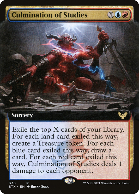 Culmination of Studies (STX-338) - Strixhaven: School of Mages: (Extended Art) Foil - Premium MTG Single from Wizards of the Coast - Just $0.29! Shop now at Game Crave Tournament Store