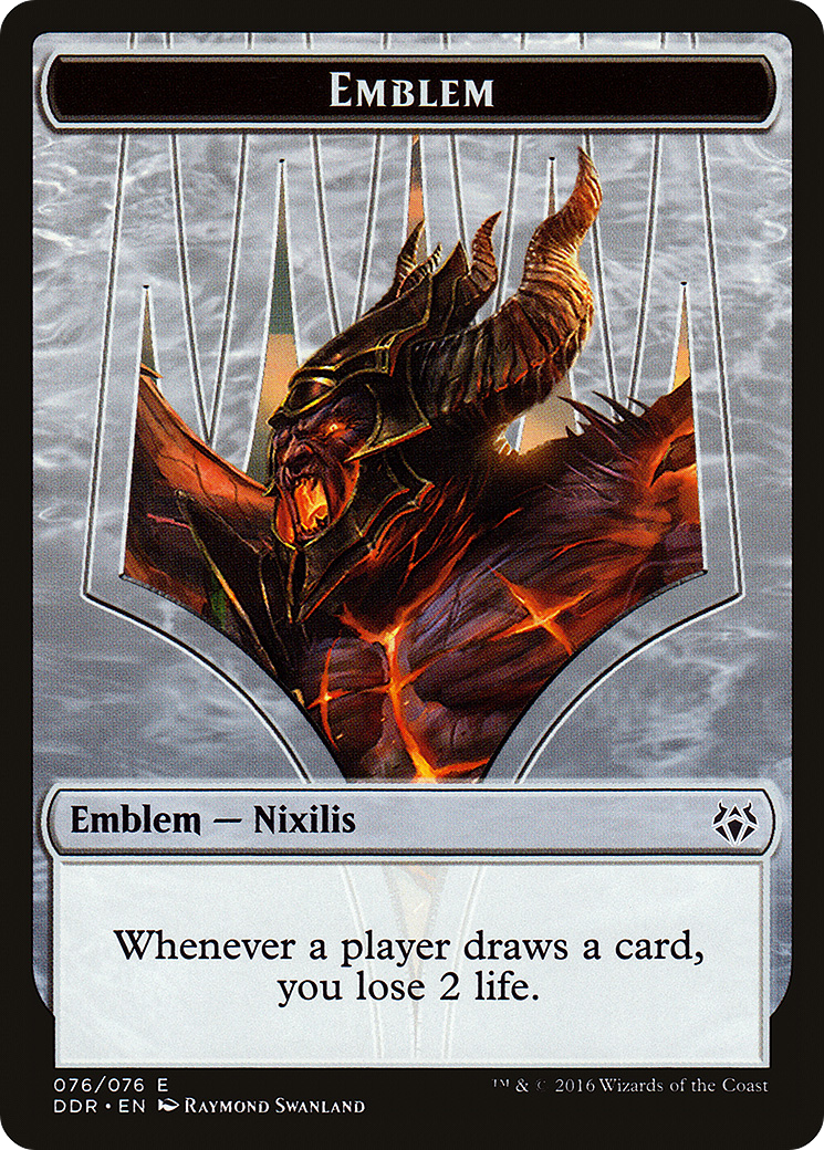 Ob Nixilis Reignited Emblem (DDR-076) - Duel Decks: Nissa vs. Ob Nixilis - Premium MTG Single from Wizards of the Coast - Just $0.83! Shop now at Game Crave Tournament Store