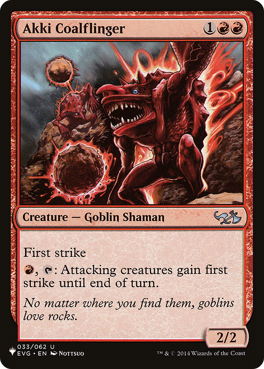 Akki Coalflinger (PLIST-680) - The List - Premium MTG Single from Wizards of the Coast - Just $0.08! Shop now at Game Crave Tournament Store