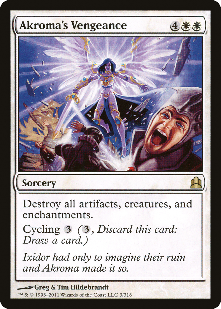Akroma's Vengeance (CMD-003) - Commander 2011 - Premium MTG Single from Wizards of the Coast - Just $0.08! Shop now at Game Crave Tournament Store
