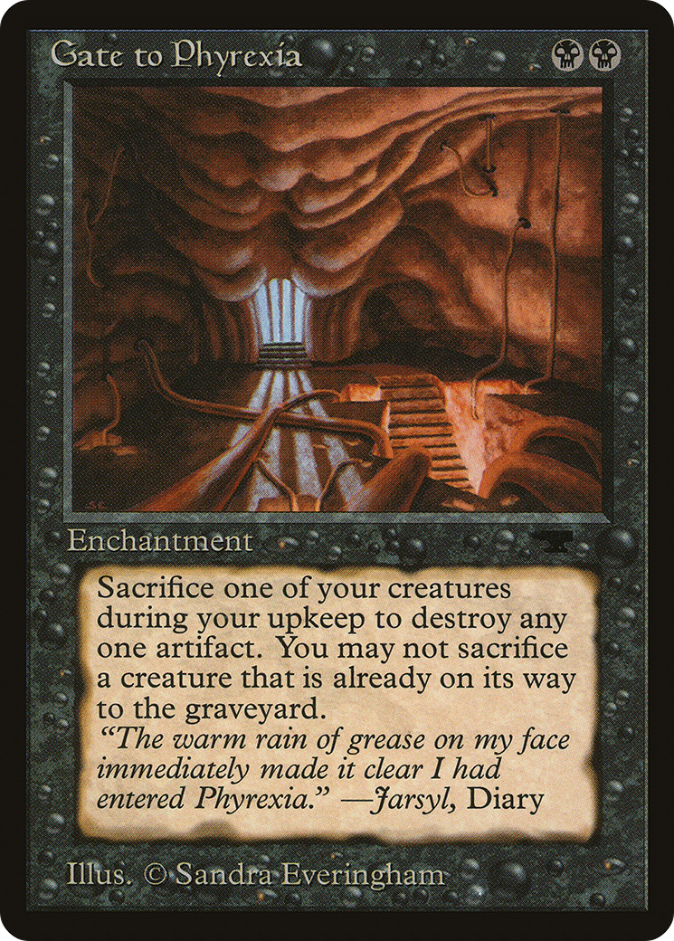 Gate to Phyrexia (ATQ-016) - Antiquities - Premium MTG Single from Wizards of the Coast - Just $14.22! Shop now at Game Crave Tournament Store