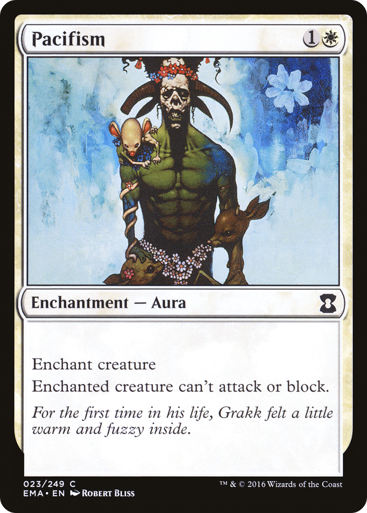 Pacifism (EMA-023) - Eternal Masters - Premium MTG Single from Wizards of the Coast - Just $0.08! Shop now at Game Crave Tournament Store