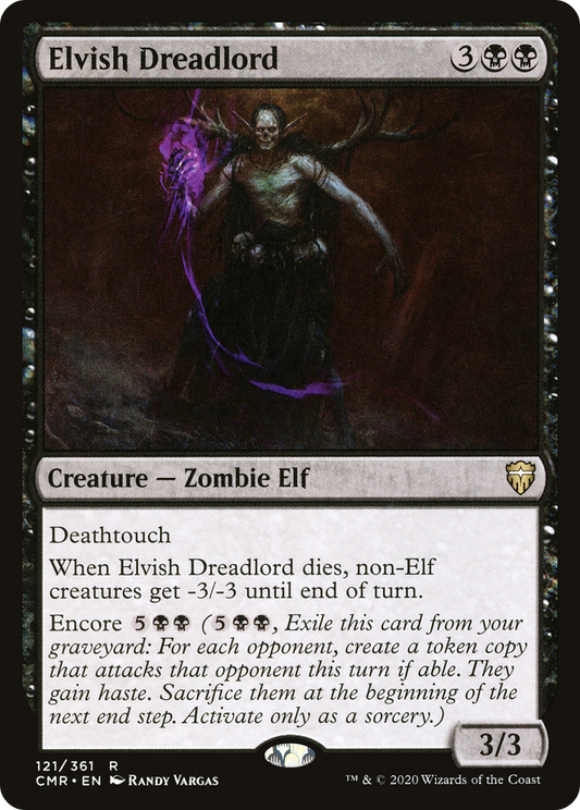 Elvish Dreadlord (CMR-121) - Commander Legends - Premium MTG Single from Wizards of the Coast - Just $0.08! Shop now at Game Crave Tournament Store