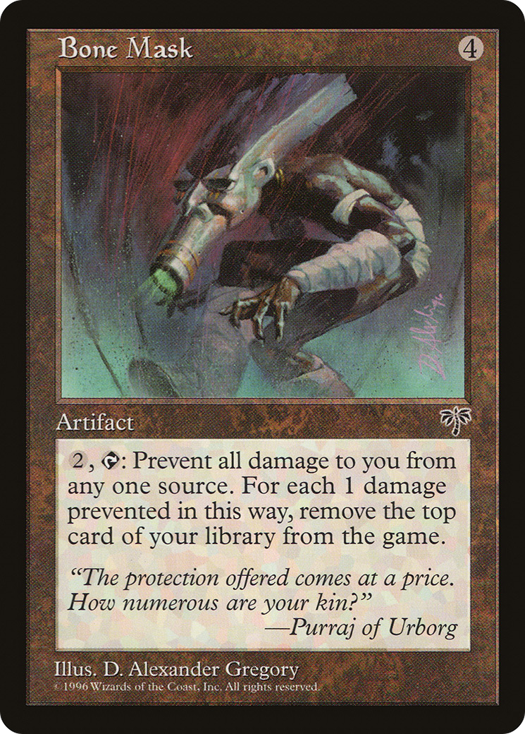 Bone Mask (MIR-295) - Mirage - Premium MTG Single from Wizards of the Coast - Just $0.18! Shop now at Game Crave Tournament Store