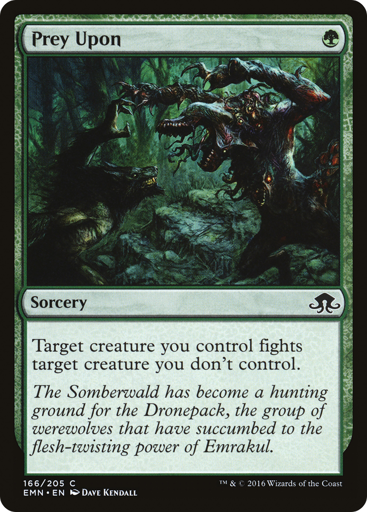 Prey Upon (EMN-166) - Eldritch Moon Foil - Premium MTG Single from Wizards of the Coast - Just $0.08! Shop now at Game Crave Tournament Store