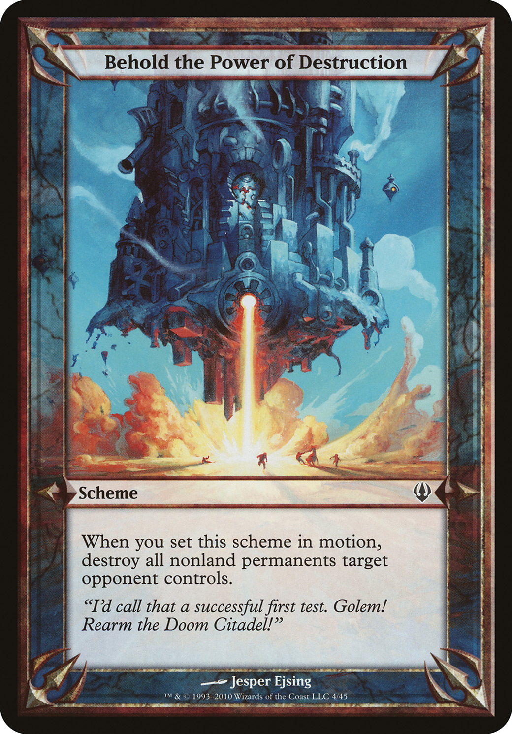 Behold the Power of Destruction (OARC-04★) - Archenemy Schemes - Premium MTG Single from Wizards of the Coast - Just $8.16! Shop now at Game Crave Tournament Store