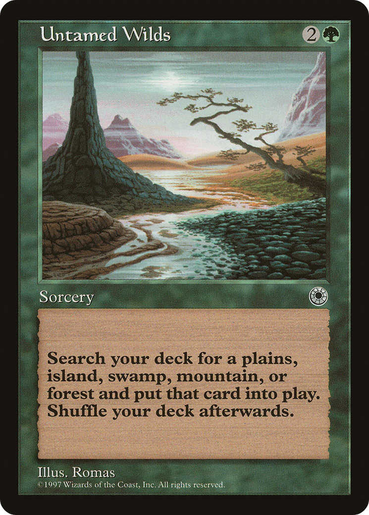 Untamed Wilds (POR-191) - Portal - Premium MTG Single from Wizards of the Coast - Just $0.08! Shop now at Game Crave Tournament Store
