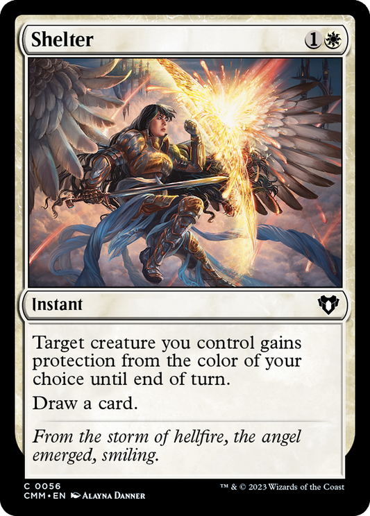 Shelter (CMM-056) - Commander Masters - Premium MTG Single from Wizards of the Coast - Just $0.08! Shop now at Game Crave Tournament Store