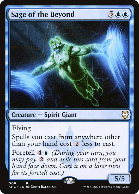 Sage of the Beyond (KHC-006) - Kaldheim Commander - Premium MTG Single from Wizards of the Coast - Just $0.09! Shop now at Game Crave Tournament Store