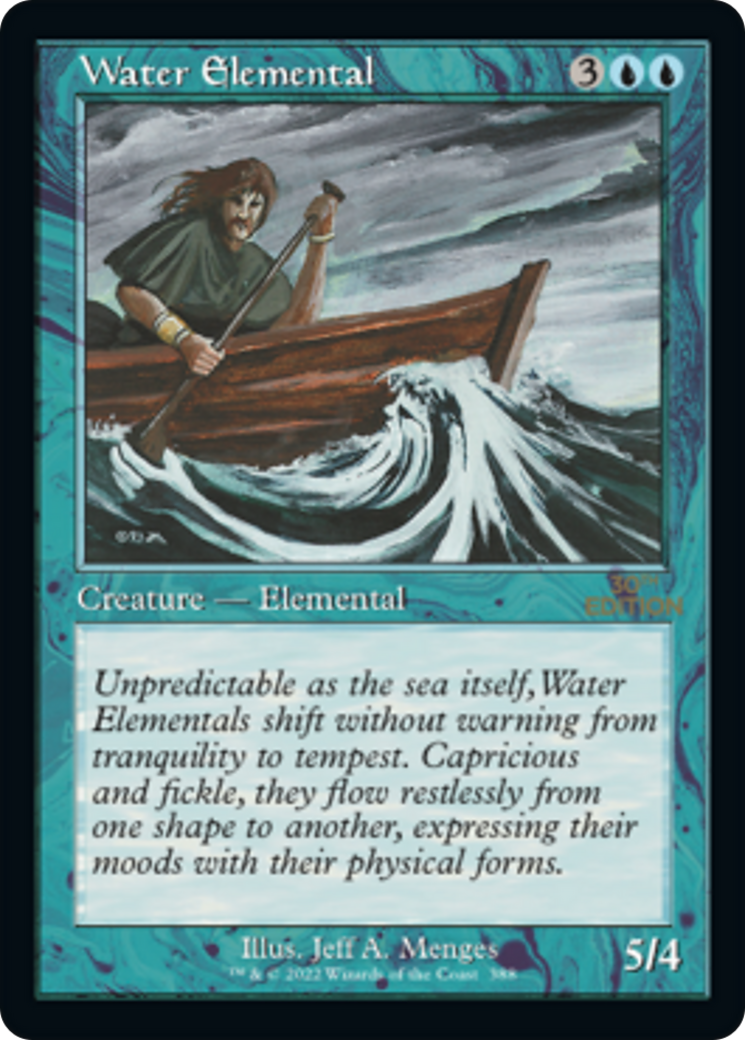 Water Elemental (30A-388) - 30th Anniversary Edition - Premium MTG Single from Wizards of the Coast - Just $5.76! Shop now at Game Crave Tournament Store