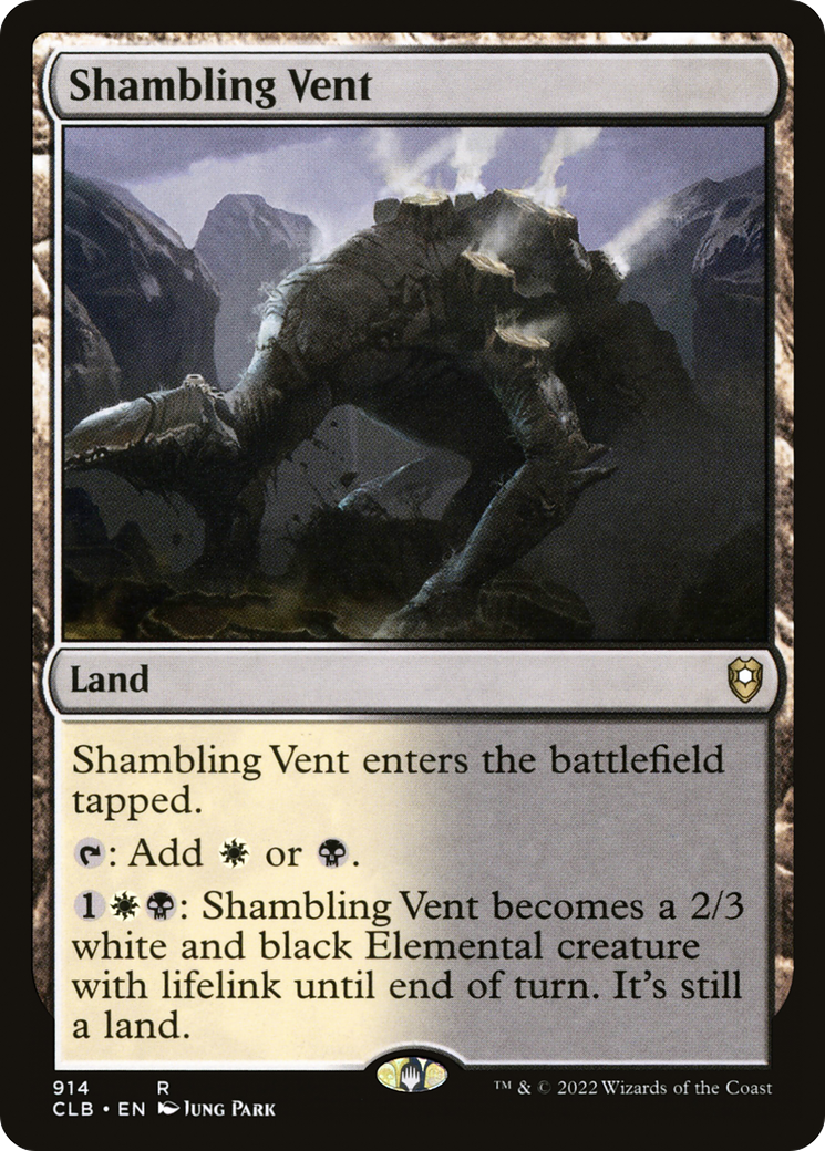 Shambling Vent (CLB-914) - Commander Legends: Battle for Baldur's Gate - Premium MTG Single from Wizards of the Coast - Just $0.08! Shop now at Game Crave Tournament Store