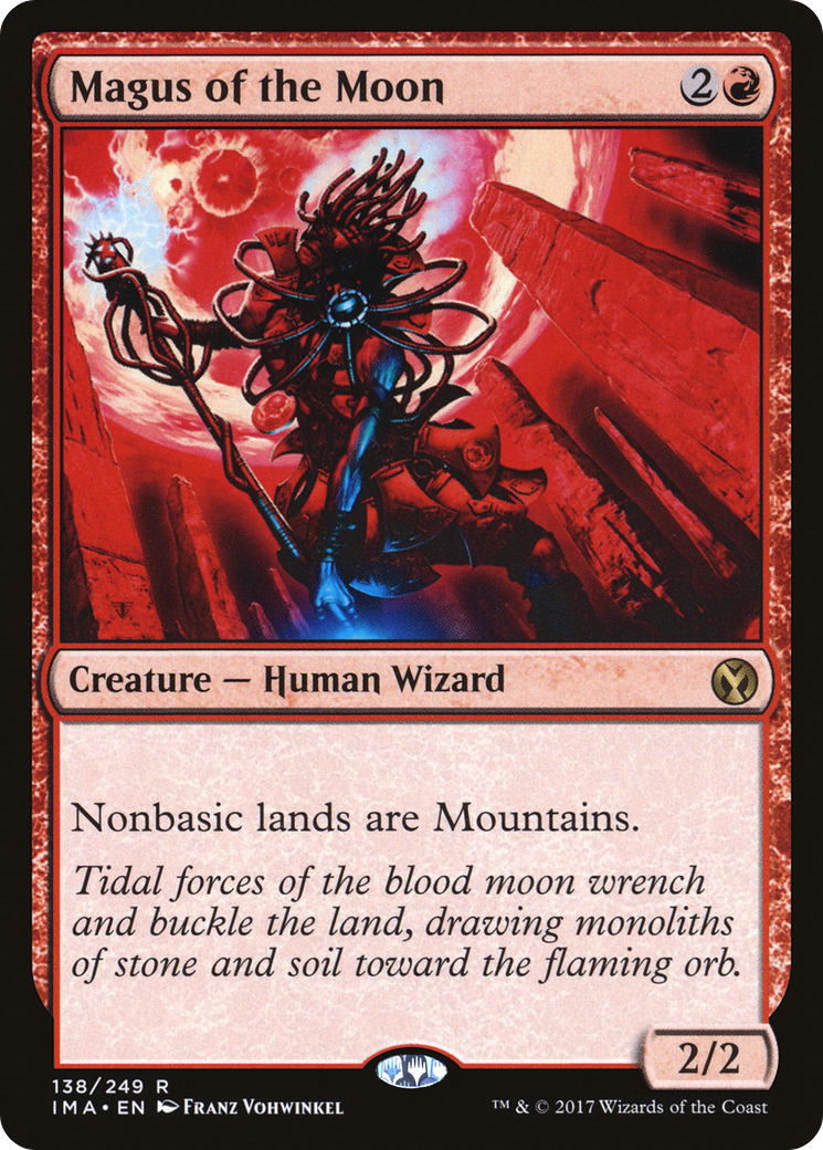 Magus of the Moon (IMA-138) - Iconic Masters Foil - Premium MTG Single from Wizards of the Coast - Just $3.77! Shop now at Game Crave Tournament Store